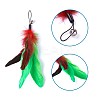 Mega Pet Cat Teaser Replacement Feather with Bell AJEW-MP0001-22-7