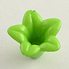 Opaque Acrylic Flower Bead Caps SACR-Q099-M55-2