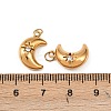 304 Stainless Steel with Clear Cubic Zirconia Pendants STAS-G364-07G-3
