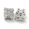 Brass with Clear Cubic Zirconia Charms KK-Q820-22P-2