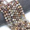 Natural Violet Strawberry Quartz Beads Strands G-K389-E06-01-2