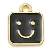 Rack Plating Brass Enamel Charms KK-G515-08G-2
