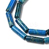 Dyed Natural Imperial Jasper Beads Strands G-H087-H01-01C-4
