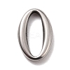 Non-Tarnish 304 Stainless Steel Linking Ring Pendants STAS-B024-31P-1