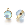 Synthetic Moonstone Charms G-L558-02A-1