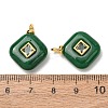 Dyed Natural Malaysia Jade Pendants GG-CBAA798-03G-04-2