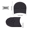 Anti Skid Rubber Shoes Bottom Heel Sole DIY-WH0319-41-2