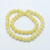 Natural Mashan Jade Round Beads Strands X-G-D263-10mm-XS06-3