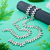 130Pcs 2 Strands Electroplate Glass Beads Strands EGLA-TA0013-56B-5
