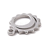 Non-Tarnish 304 Stainless Steel Charms STAS-G287-08P-3