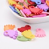 Baby Shower Ornaments Acrylic Baby Feet Pendants PAB215Y-1