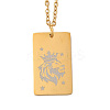 Golden 202 Stainless Steel Constellation Pendants Necklaces LS-NJEW-K380-02G-09-1