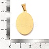 304 Stainless Steel Pendants STAS-K394-04G-08-3