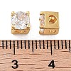 Rack Plating Brass Micro Pave Cubic Zirconia Beads KK-Z071-39G-3