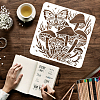 Plastic Reusable Drawing Painting Stencils Templates DIY-WH0172-538-3