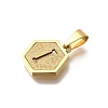 304 Stainless Steel Charms STAS-H227-01G-I-2