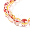 Transparent Glass Enamel Beads GLAA-B021-03-3