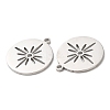 Non-Tarnish 304 Stainless Steel Pendants STAS-L020-002P-2