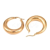 Ion Plating(IP) 304 Stainless Steel Hoop Earrings EJEW-O096-45G-4