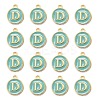 Golden Plated Alloy Enamel Charms ENAM-S118-05D-2
