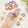 DIY Dangle Earring Making Kits RESI-OC0001-23-3