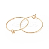 Ion Plating(IP) 316L Surgical Stainless Steel Hoop Earring Findings LS-STAS-D164-04G-4