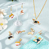 Dog Pendant Stitch Markers HJEW-AB00324-4