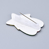 Acrylic Safety Brooches JEWB-D006-B05-3