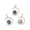 Natural & Synthetic Mixed Gemstone Pendants G-G871-01P-2