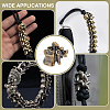 4Pcs Outdoor EDC Tool Brass Parachute Rope European Beads FIND-FG0003-74AG-6