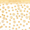 100Pcs 2 Style Brass Beads KK-DC0002-13-4