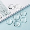 Transparent Glass Cabochons GGLA-R026-30mm-8