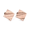 Ion Plating(IP) 304 Stainless Steel Stud Earring Finding STAS-E161-03RG-1
