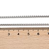 Tarnish Resistant 304 Stainless Steel Venetian Chain Necklace Making STAS-A028-N032P-2