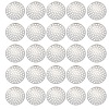 Brass Finger Ring/Brooch Sieve Findings KK-SC0002-65-1