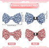 4Pcs 2 Colors Polyester Shoe Charms AJEW-PH0012-19-2