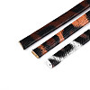 5M Flat Leopard Print PU Leather Double Fold Bias Tape LC-N006-03B-2