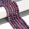 Natural Gemstone Ruby Round Beads Strands G-O017-7mm-06-01-3