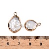 Electroplated Natural Keshi Pearl Teardrop Pendants LS-PEAR-S018-02K-01-3