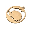 201 Stainless Steel Pendants STAS-Z155-07G-2