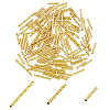 120Pcs 3 Style Brass Tube Beads KK-HY0001-91-1