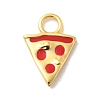 925 Sterling Silver Red Enamel Charms STER-Z012-01G-02-1