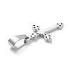 Non-Tarnish 304 Stainless Steel Pendants STAS-L216-36P-2