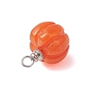Opaque Resin Vegetable Pendants PALLOY-JF02766-01-4