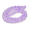 Transparent Crackle Glass Beads Strands X-GLAA-NH0001-04F-2