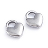 Non-Tarnish 304 Stainless Steel Charms STAS-I148-04P-1
