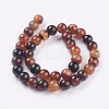 Natural Agate Beads Strands G-S121-10mm-2