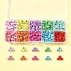 450Pcs 10 Styles Opaque Acrylic Beads OACR-FS0004-02-8