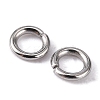 304 Stainless Steel Open Jump Rings X-STAS-Q186-02-5x1mm-3