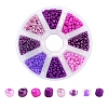 8 Style 6/0 Glass Round Seed Beads SEED-YW0001-39C-1